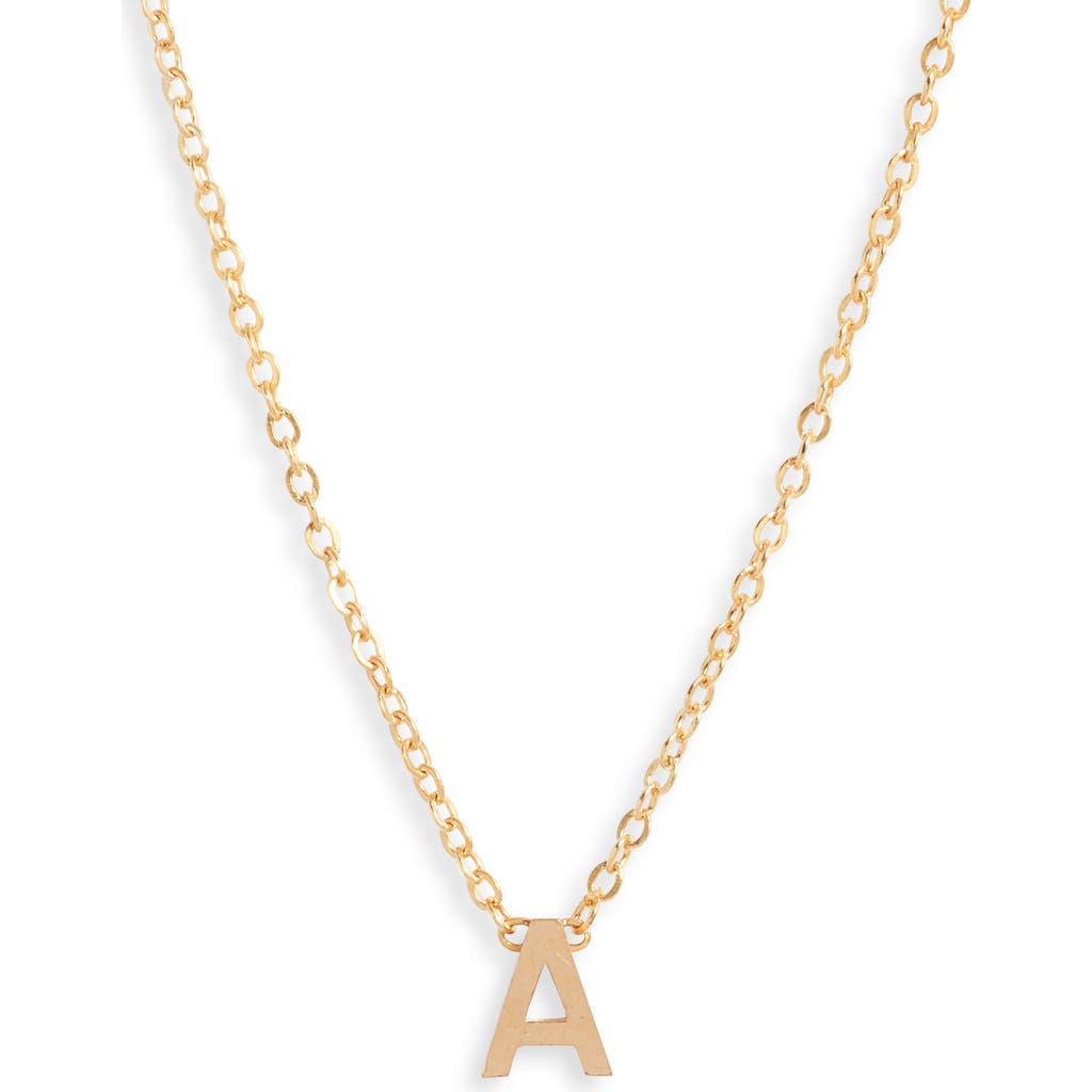 Set & Stones Cheyenne Initial Pendant Necklace