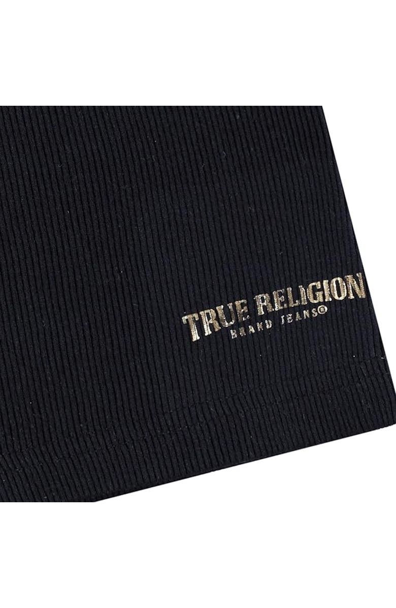 True Religion Ribbed Cotton Tank Top Pack of 5, Alternate, color, Black