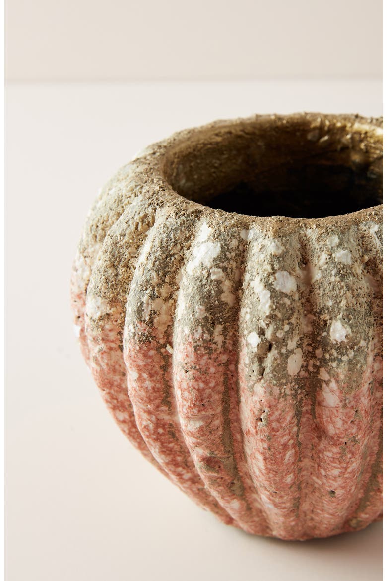 Anthropologie Ariel Planter Pot, Alternate, color, PINK/ GOLD