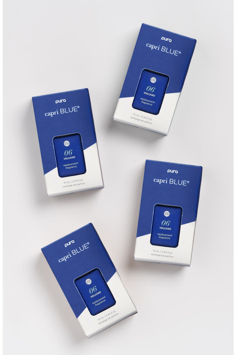 X Capri Blue Volcano & Pura 4 Smart Fragrance Diffuser & Refill Set (Nordstrom Exclusive), Alternate, color, WHITE