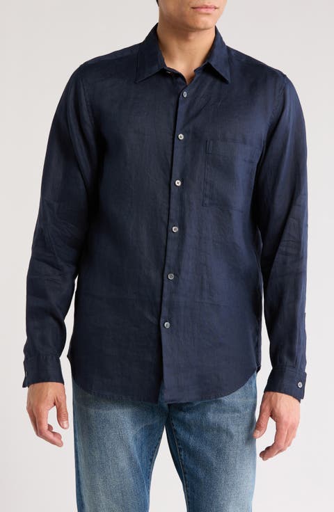 Irving Linen Button-Up Shirt