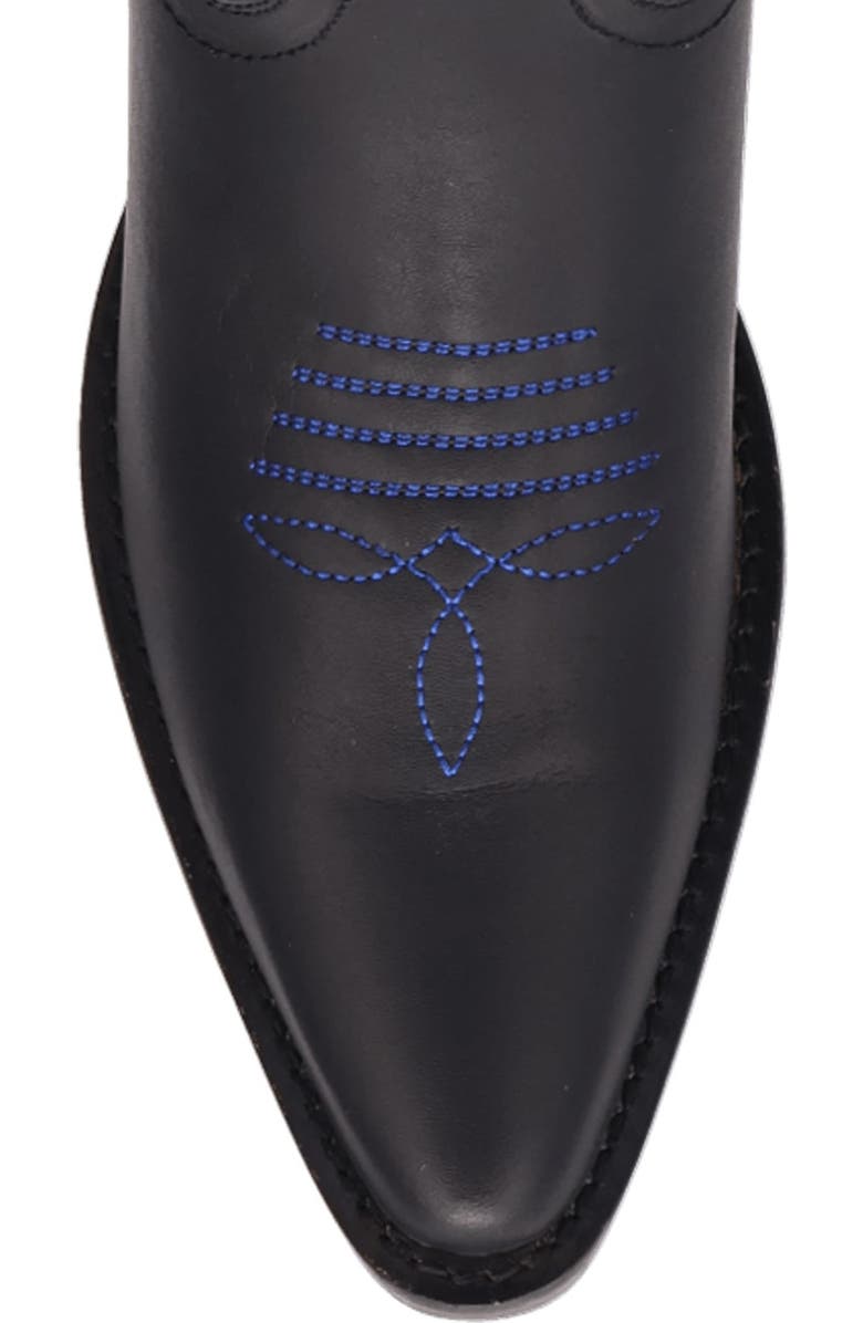 Dingo Posie Knee High Western Boot, Alternate, color, Black