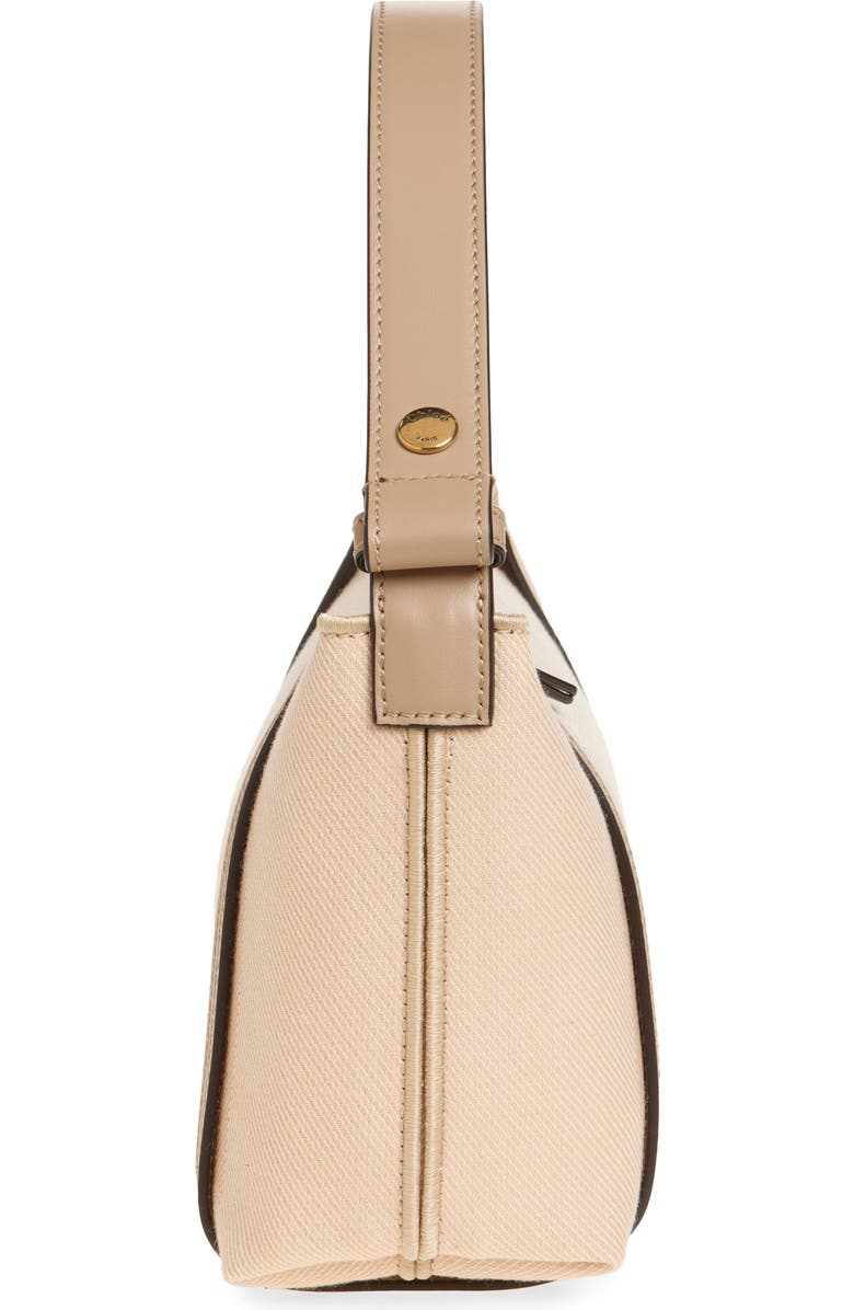 Chloé Carry Canvas Shoulder Bag, Alternate, color, Blushy Beige