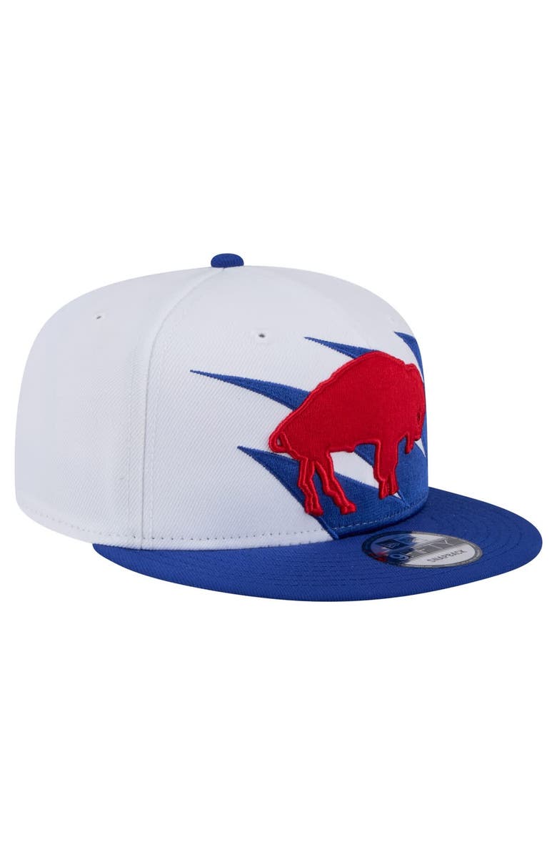 New Era Men's New Era Royal Buffalo Bills Throwback Jagged 9FiFTY Snapback Hat, Alternate, color, Royal