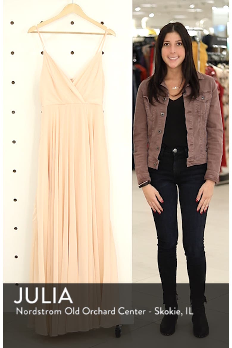 Surplice Chiffon A-Line Gown video