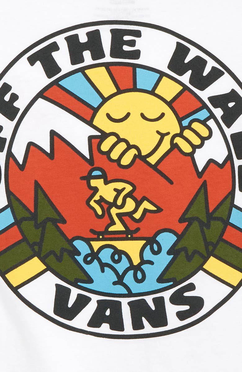 Vans Kids' Mountain Sk8 Graphic Tee, Alternate, color,