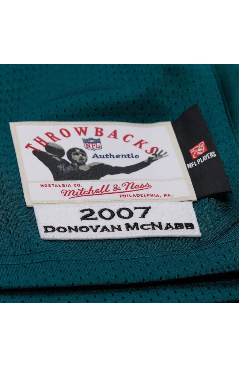 Mitchell & Ness Men's Mitchell & Ness Donovan McNabb Midnight Green Philadelphia Eagles 2007 Authentic Throwback Retired Player Jersey, Alternate, color, Green