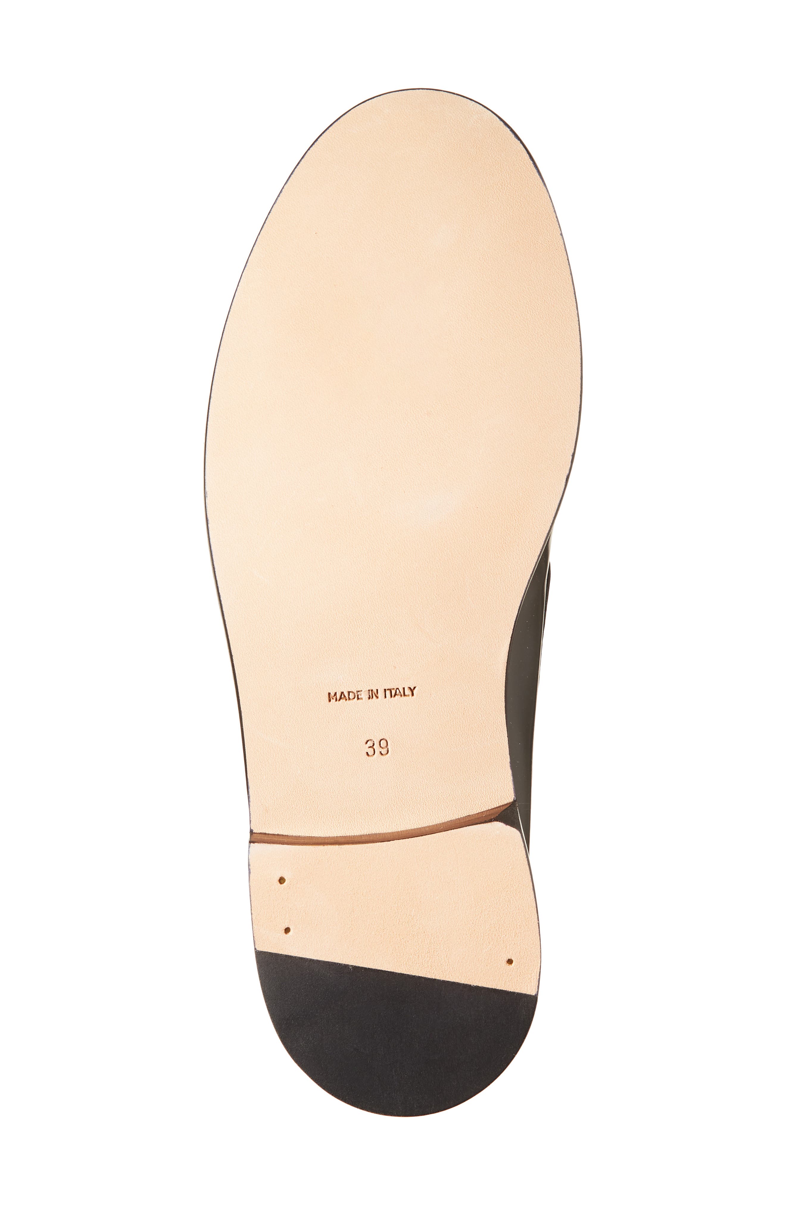 Giambattista Valli Bow Two-Tone Loafer, Alternate, color, Black/ Ivory/ Gold 9901