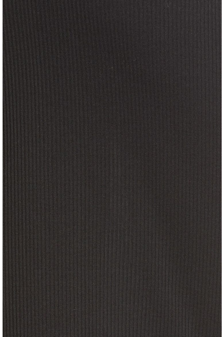 Rib Knit Pencil Skirt, Alternate, color, BLACK