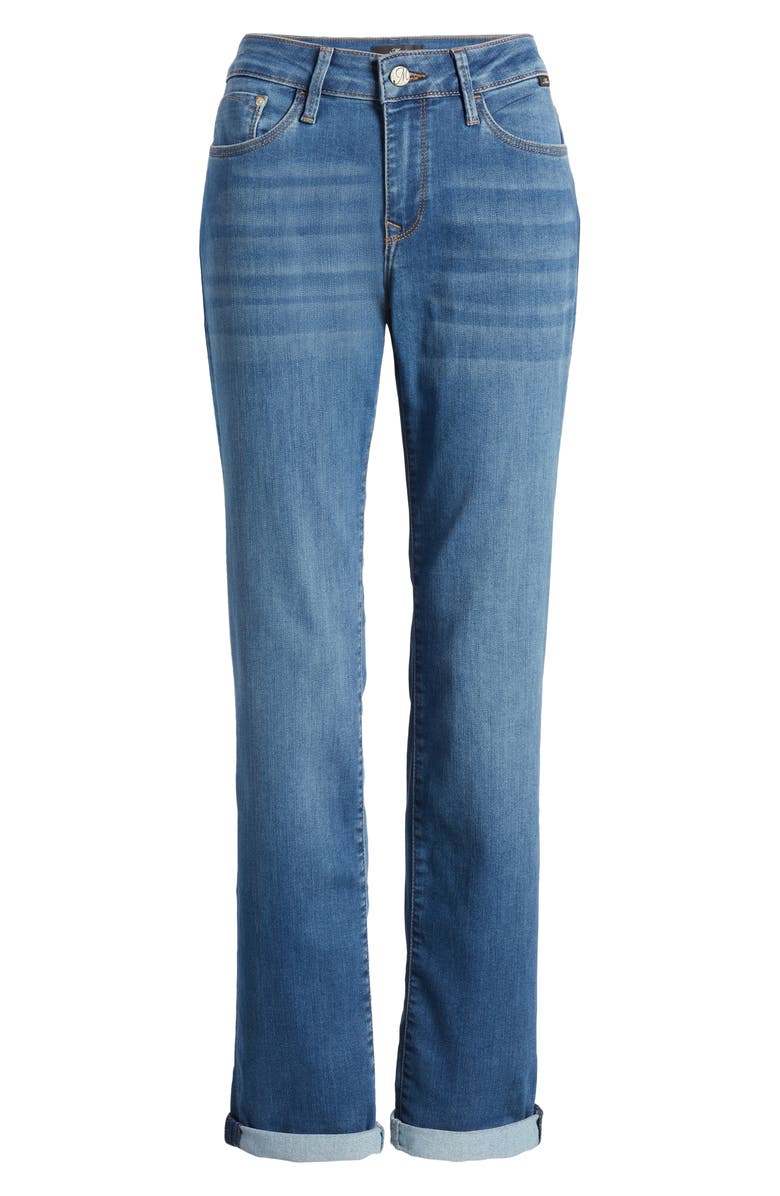 Mavi Jeans Emma Mid Rise Slim Boyfriend Jeans, Alternate, color, Mid Supersoft