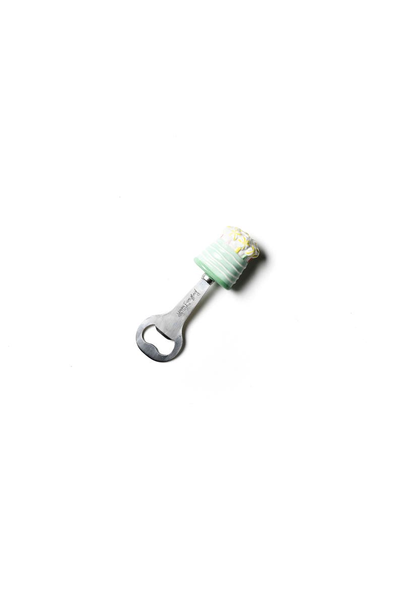Sparkle Cake Bottle Opener, Main, color, Blue