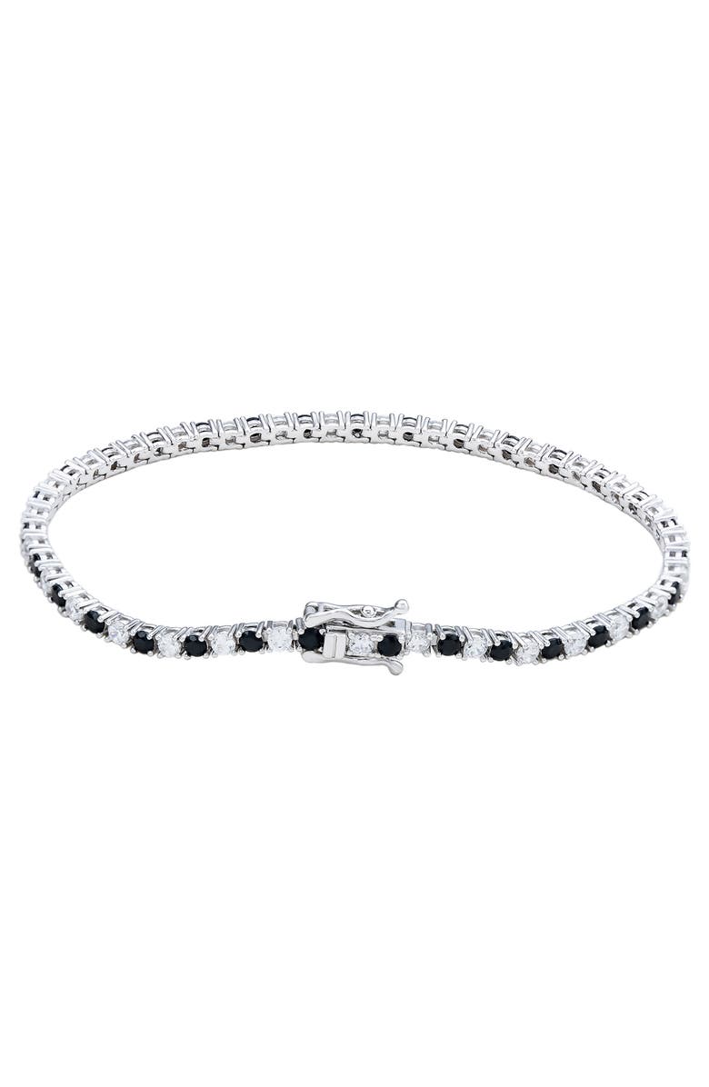 SUZY LEVIAN Pavé Tennis Bracelet, Alternate, color, Black