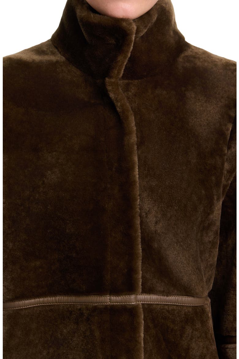 Big Sky Leather Coat, Alternate, color, KANGAROO