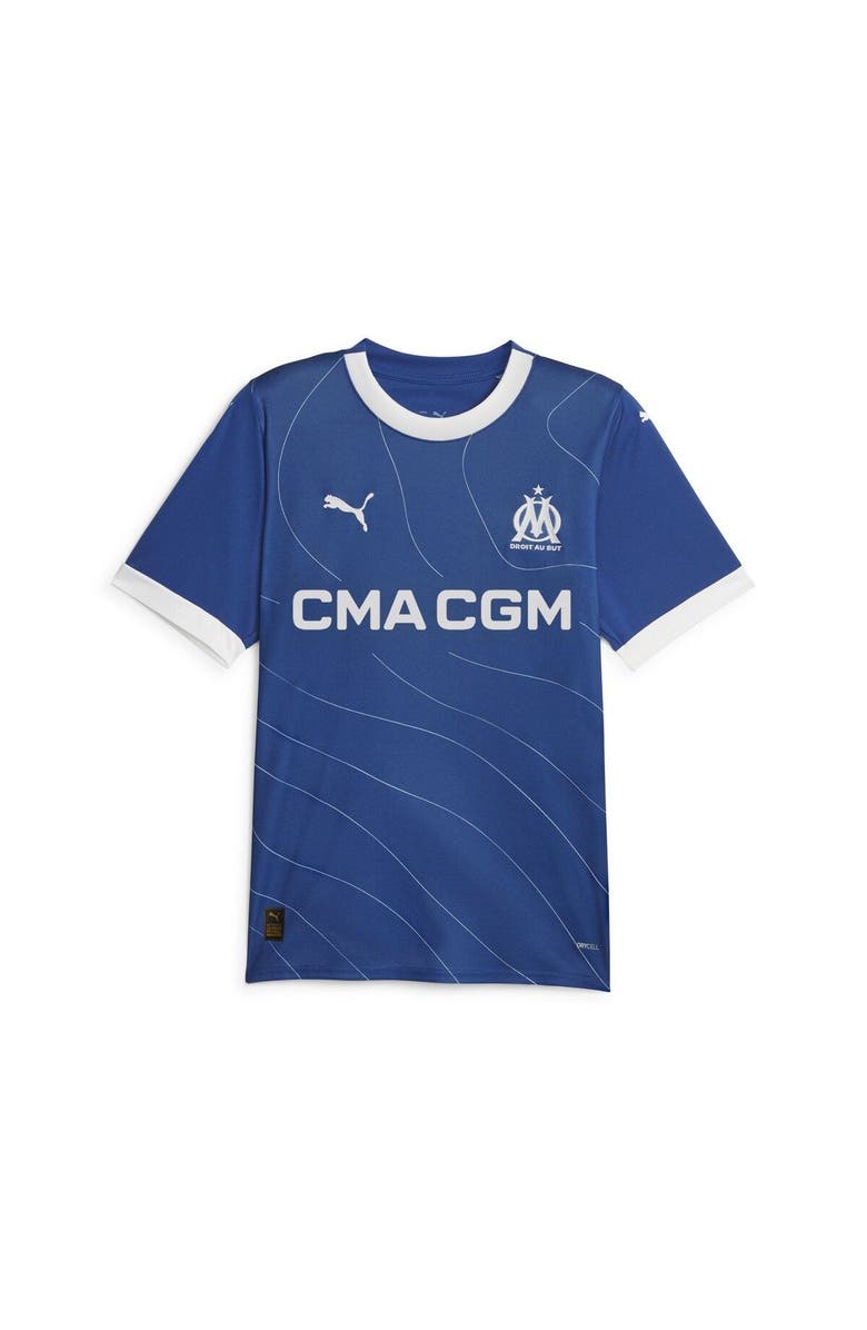 PUMA Men's Puma Blue Olympique Marseille 2023/24 Away Replica Jersey, Alternate, color, 