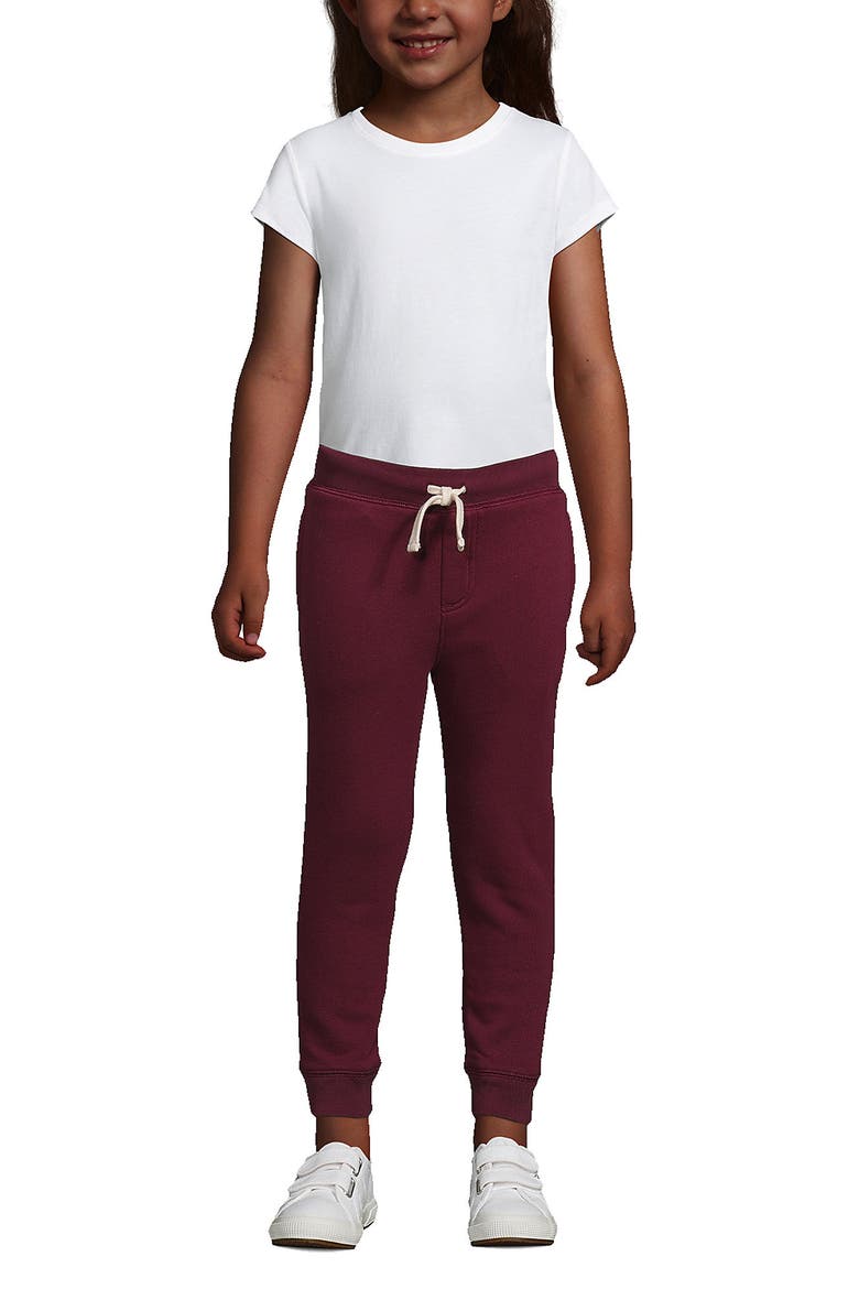 School Uniform Kids Jogger Sweatpants, Main, color, Burgundy