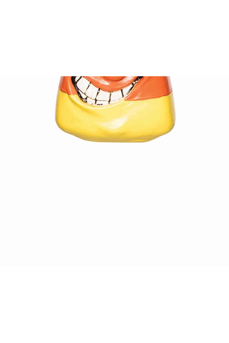 Smiling Face Candy Corn Halloween Small Figurine, Alternate, color, Orange