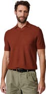 Aubin Alford Textured Cotton Polo Shirt