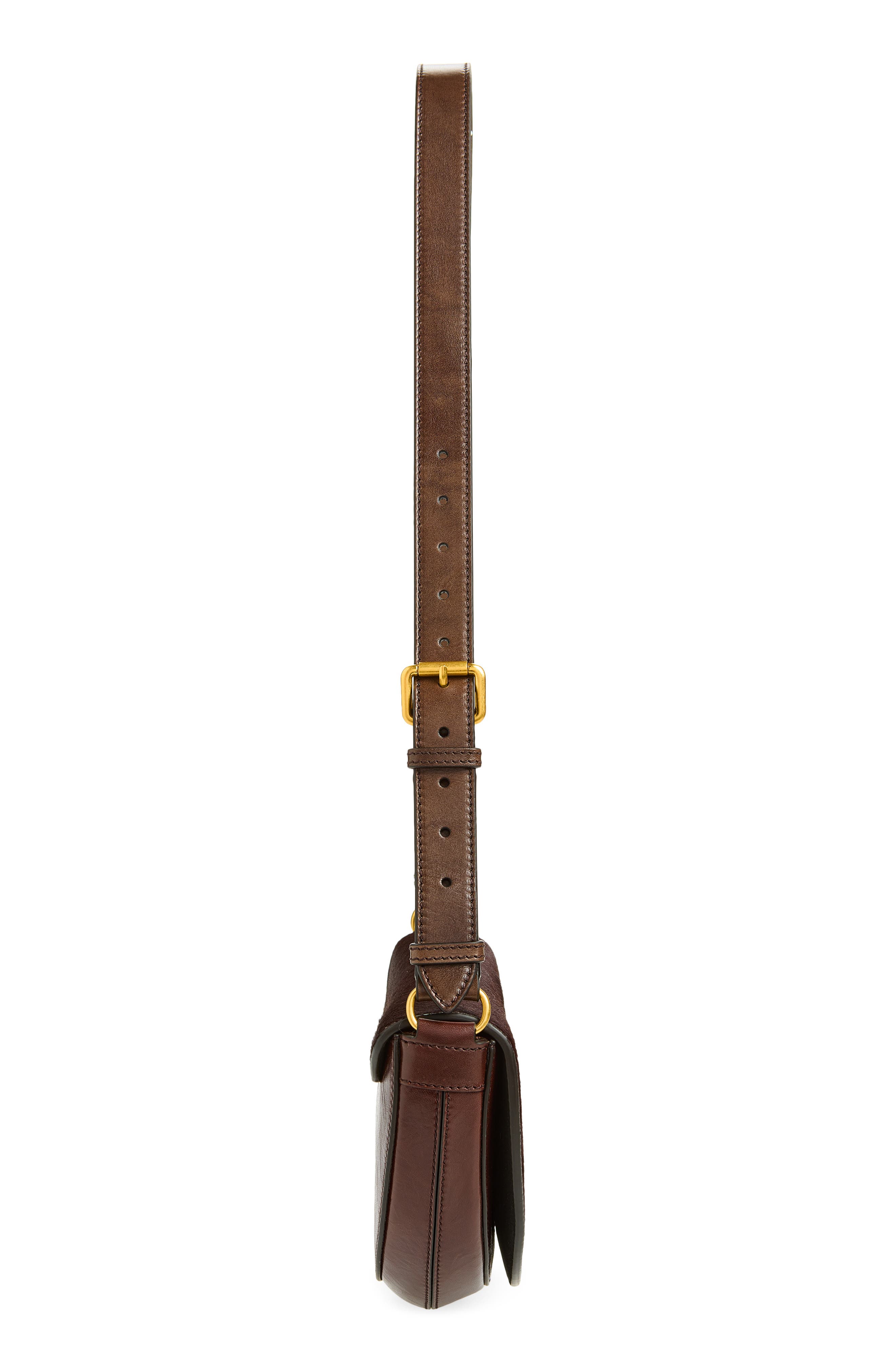 Genuine Calf Hair & Leather Crossbody Bag, Alternate, color, CHOCO 702