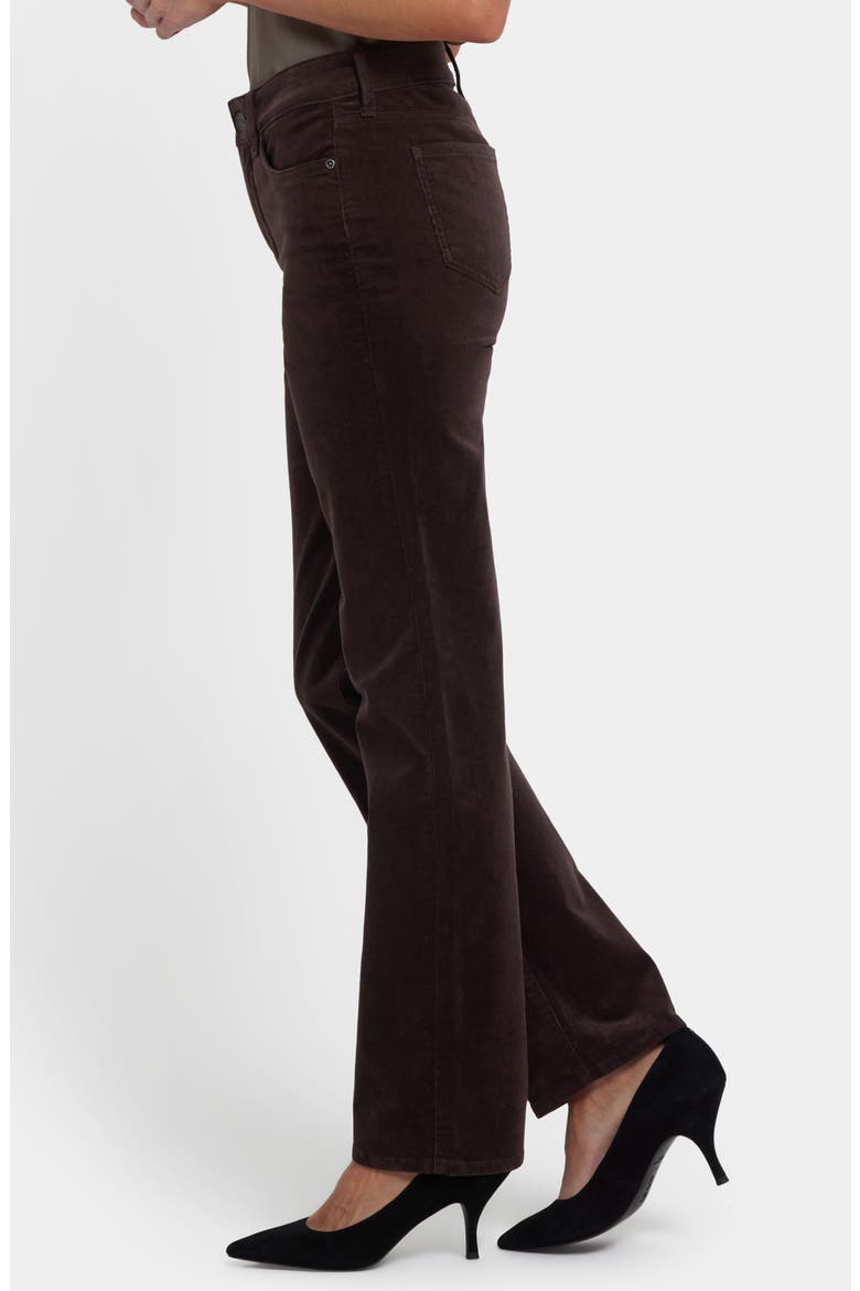 Marilyn Corduroy Straight Leg Pants, Alternate, color, BITTER CHOCOLATE