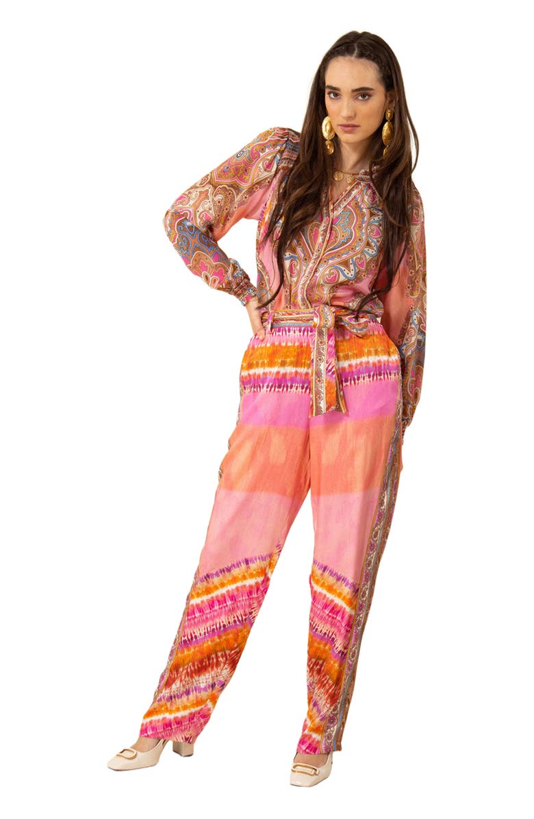 Hale Bob Natalia Silk Top, Main, color, 