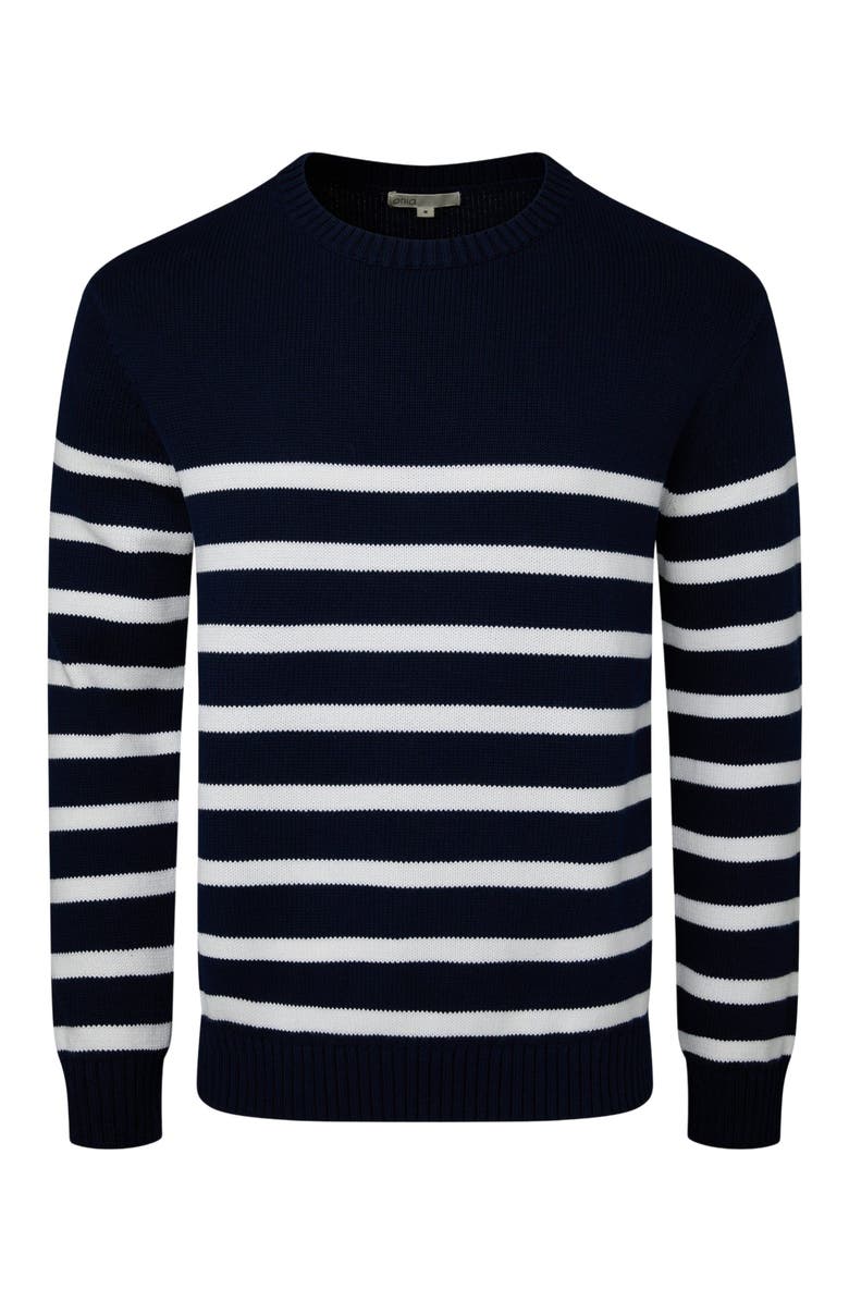 Onia Cotton Boatneck Sweater, Alternate, color, 