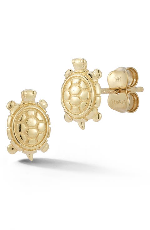 Turtle Stud Earrings