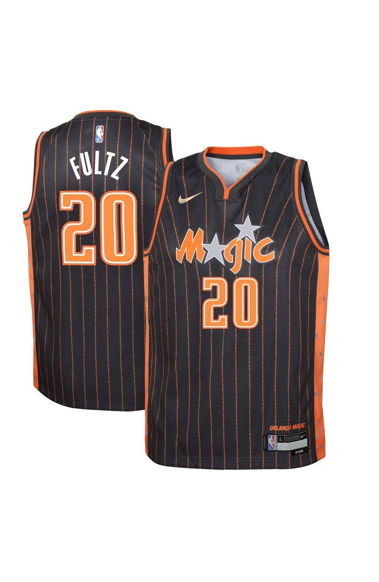 Nike Youth Nike Markelle Fultz Anthracite Orlando Magic Swingman Jersey - City Edition, Main, color, 
