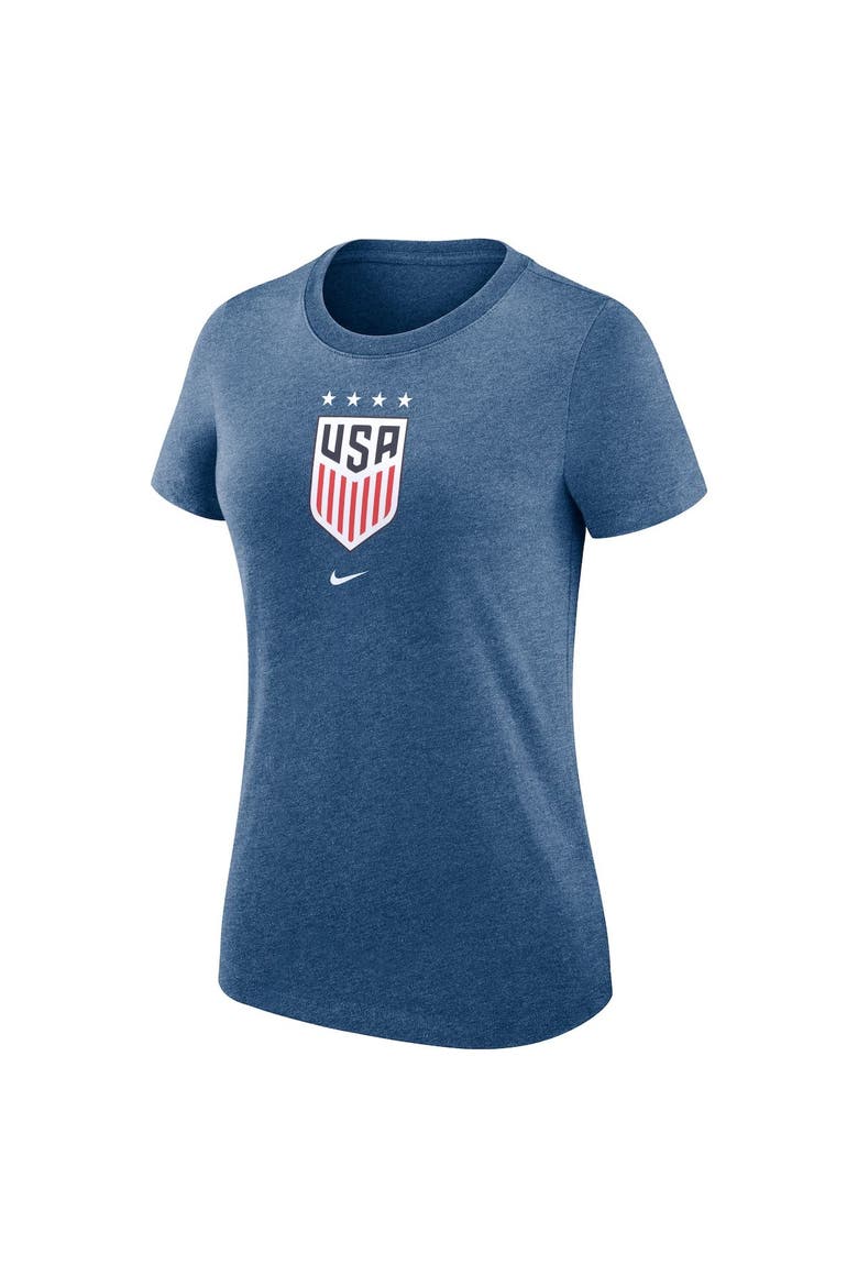 Women's Nike Blue USWNT Crest T-Shirt, Alternate, color, Blue
