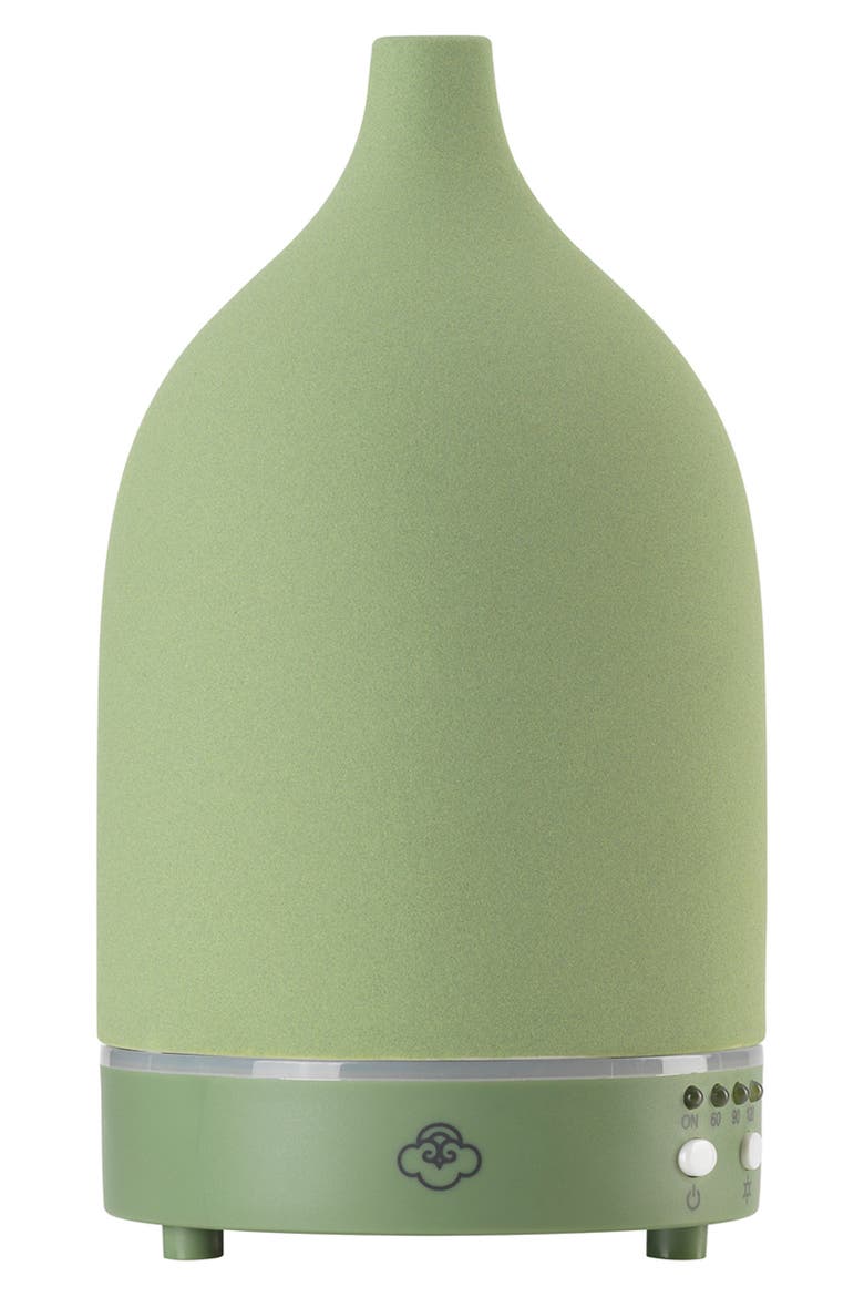 Vapor Ceramic Ultrasonic Diffuser, Main, color, GREEN