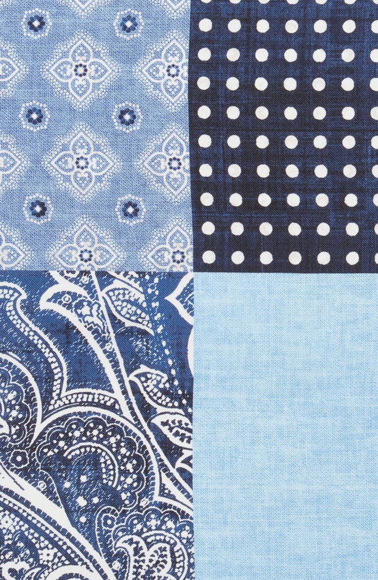 Nordstrom Four Panel Silk Pocket Square, Alternate, color, 