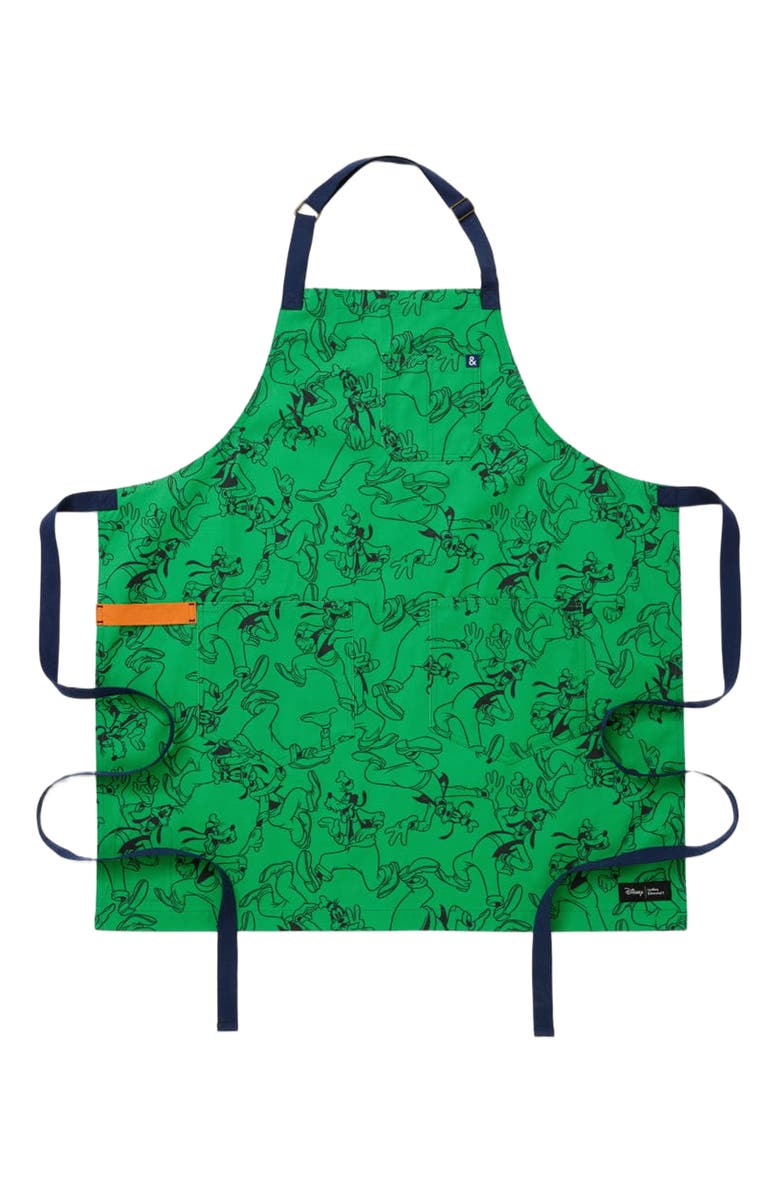 Hedley & Bennett Disney's Goofy Essential Apron, Main, color, Green