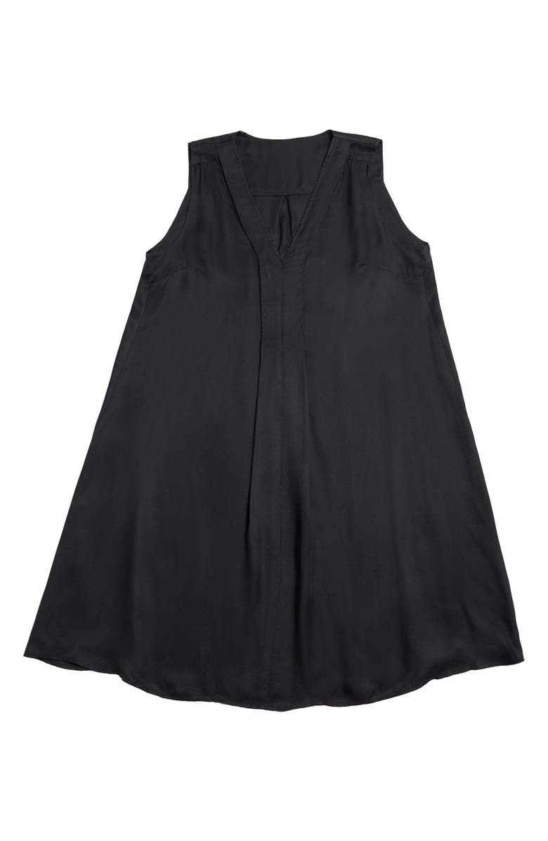 Emilia George Cecilia Maternity/Nursing Dress, Alternate, color, Satin Black