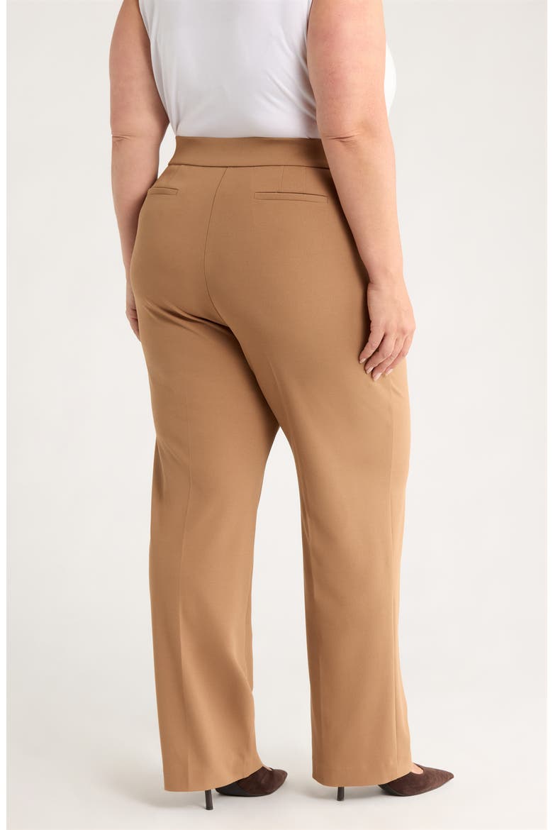 High Waist Pull-On Pants, Alternate, color, VICUNA