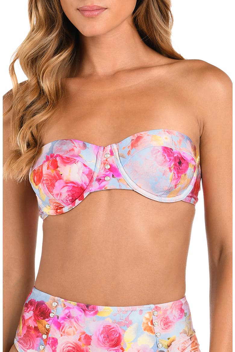 Alexandria Underwire Bikini Top, Alternate, color, PINK
