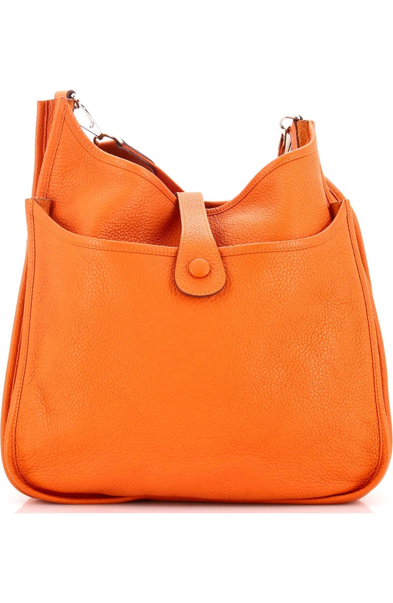 Pre-Owned Hermes Evelyne Bag Gen III Clemence PM, Alternate, color, Orange H