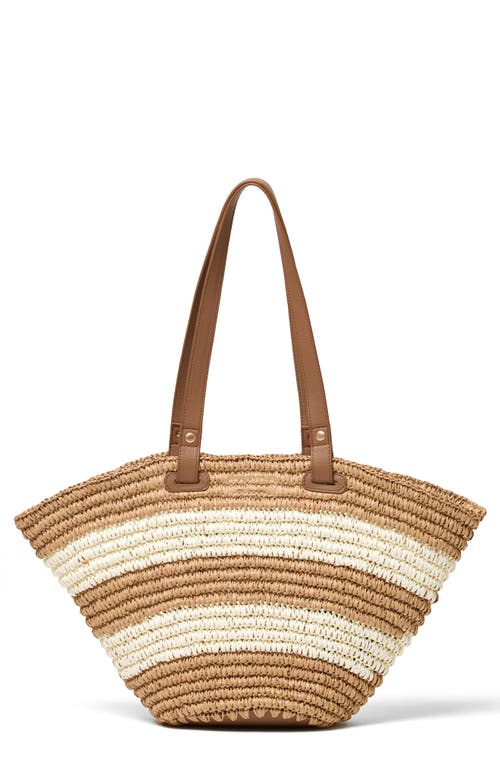 LSPACE Yuli Cornhusk Tote in Natural Stripe at Nordstrom