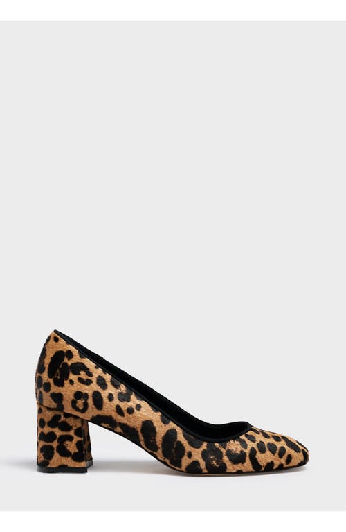 Marion Parke Block Heel Pump 60 Hair Calf In Brown