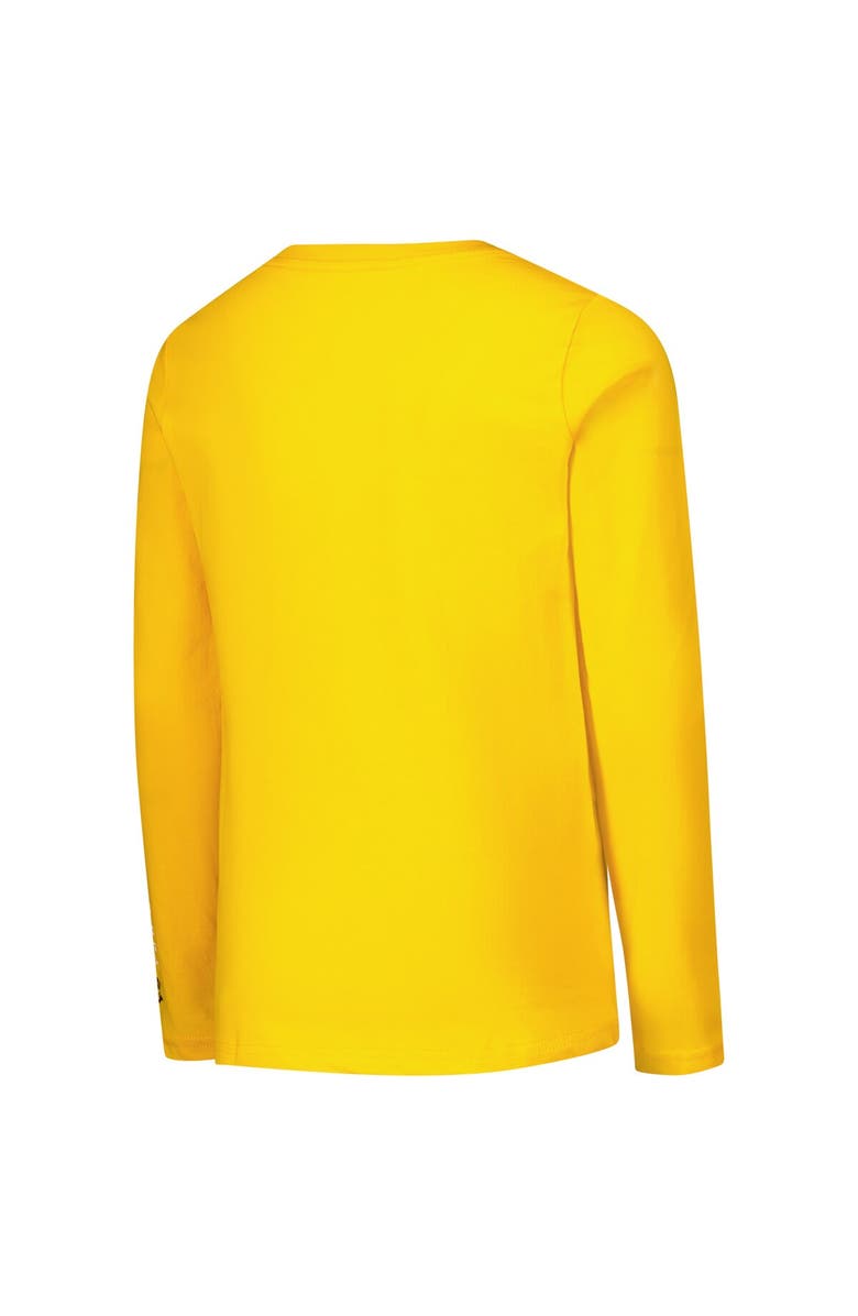 Outerstuff Youth Gold Pittsburgh Penguins Standout Long Sleeve T-Shirt, Alternate, color, 