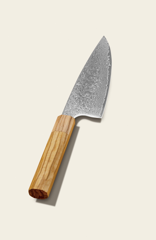 Italic Kumo Knife Set With Knife Block In Brown