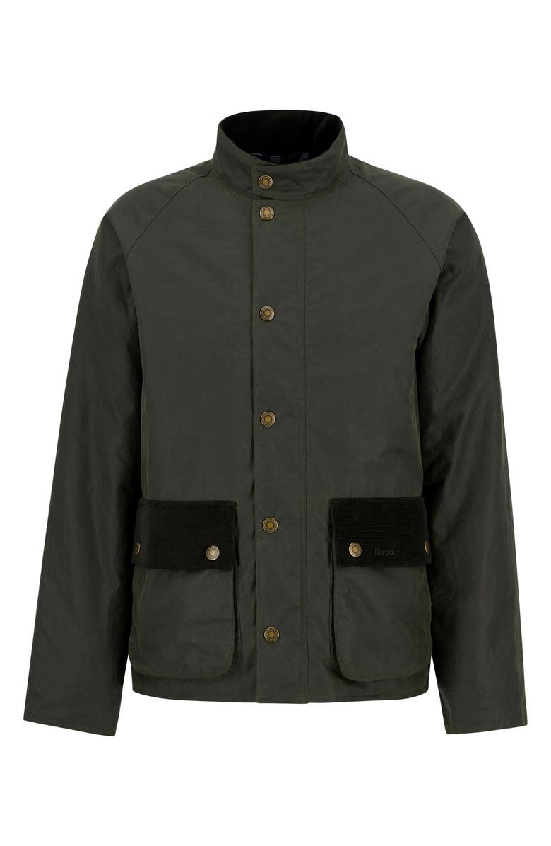 Barbour Cordhill Waxed Cotton Jacket, Alternate, color, Archive Olive