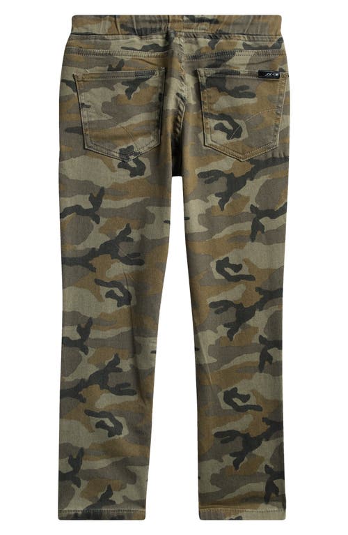 Joe's Kids' Slim Fit Camo Cotton Drawstring Pants In Camflauge