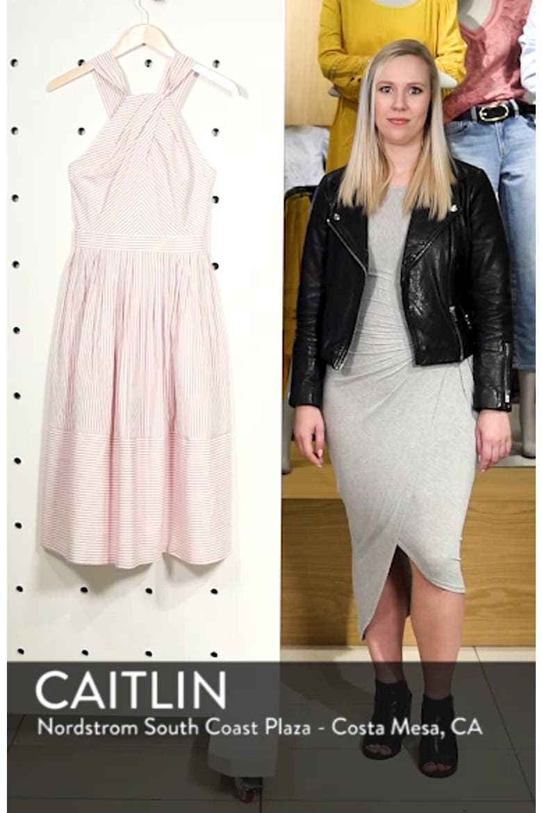 Claire Stripe Halter Dress (Nordstrom Exclusive) video