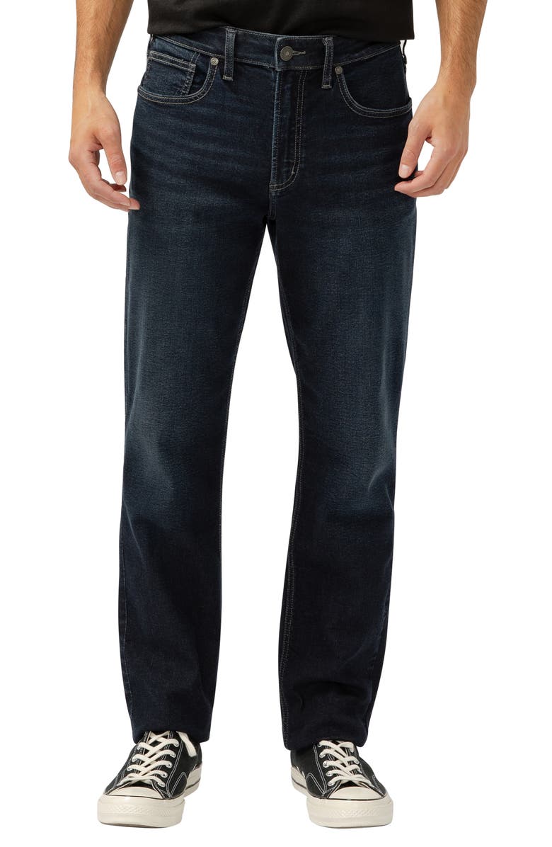 Silver Jeans Co. Eddie Athletic Fit Tapered Jeans, Main, color, 