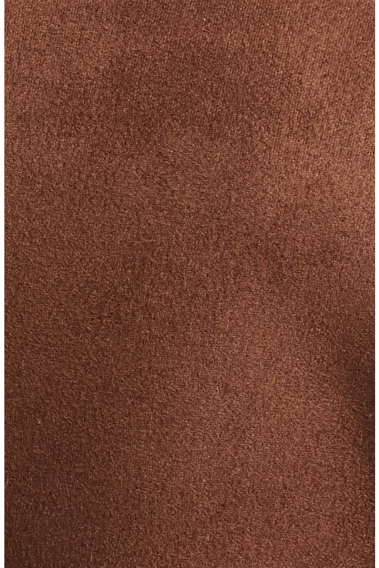 Faux Suede Jacket, Alternate, color, RICH COGNAC