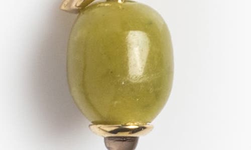 Local Eclectic Olive Foodie Charm In Green