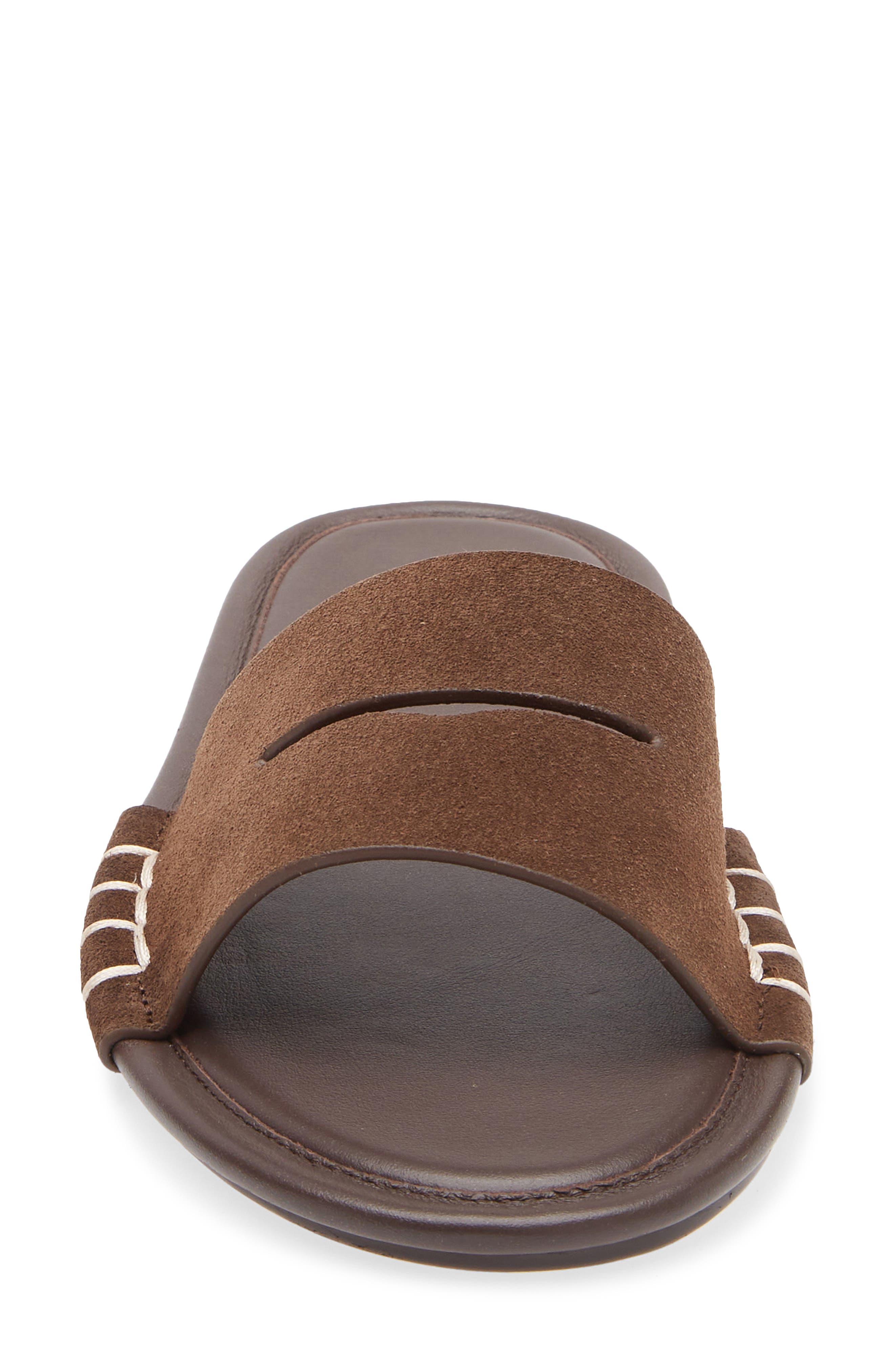 JW Anderson Loafer Slide Sandal, Alternate, color, Brown 600