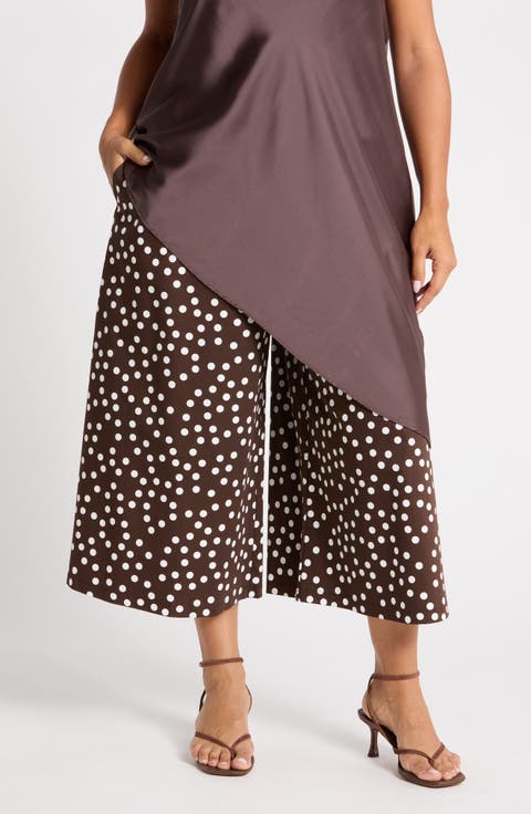 Wide Leg Capri Pants