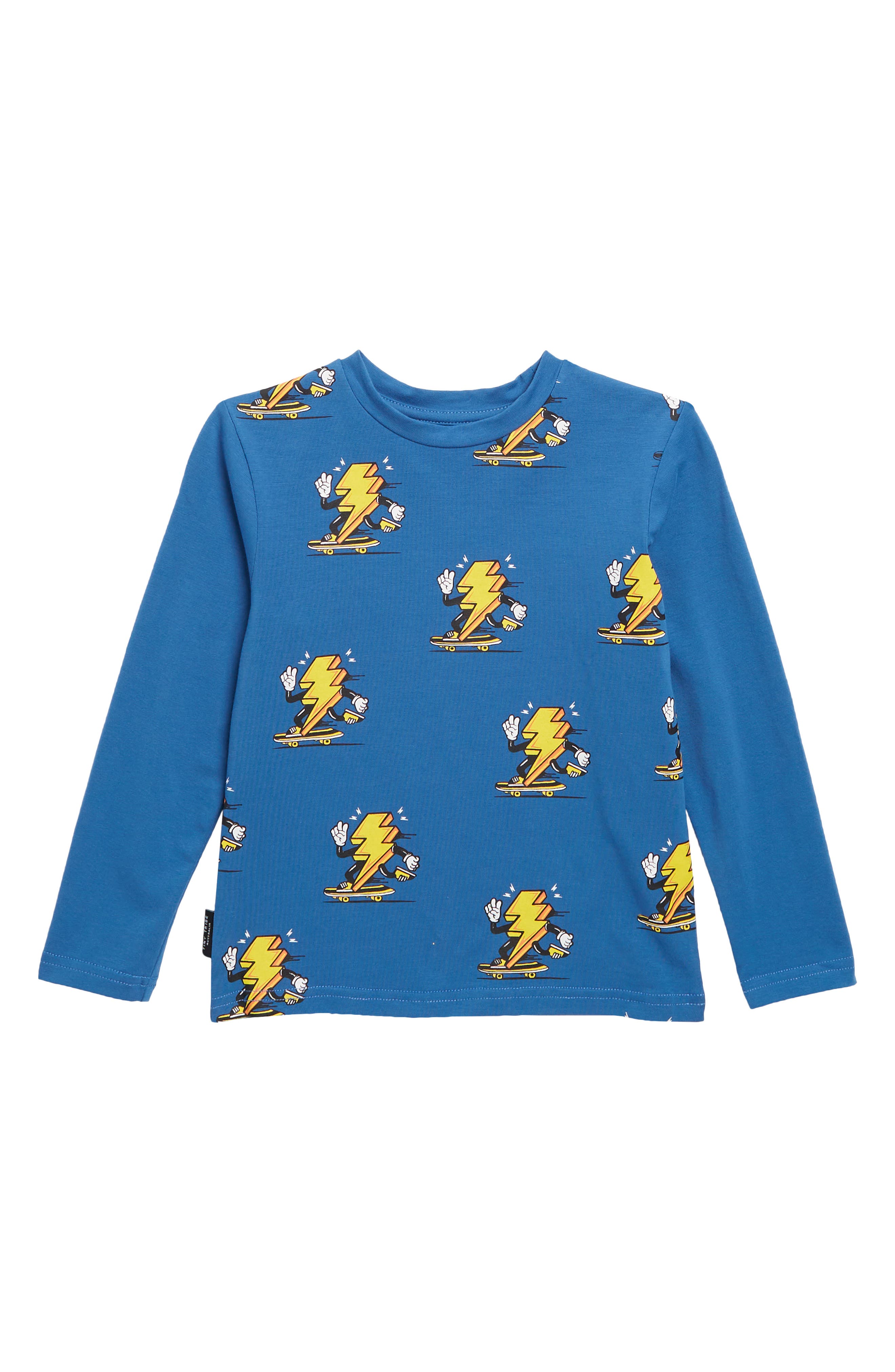 TINY TRIBE Kids' Skating Bolts Graphic T-Shirt in Blue 