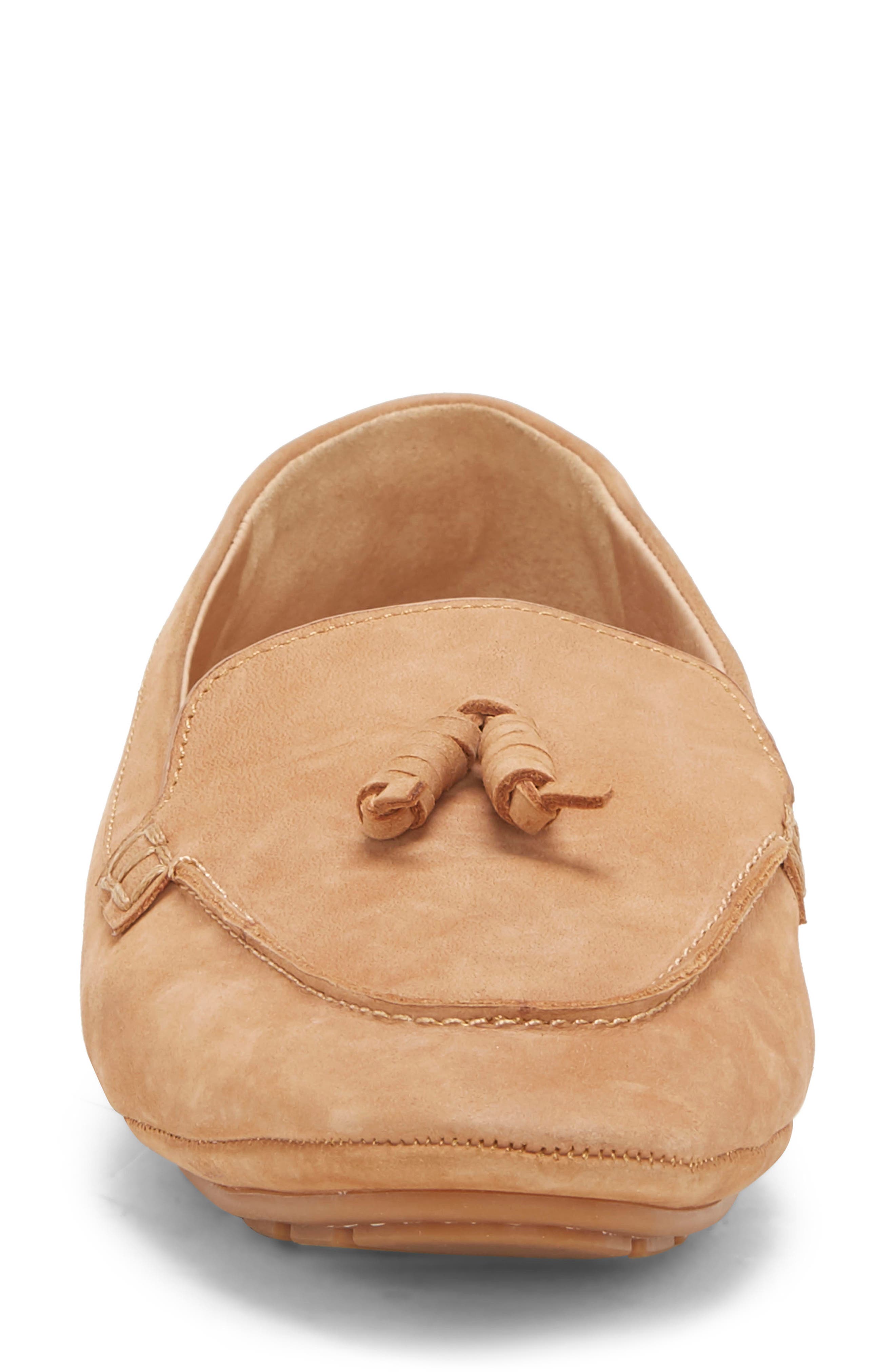 Birgitta Flat, Alternate, color, LUGGAGE NUBUCK LEATHER