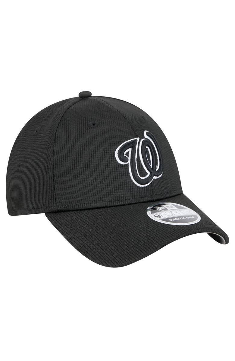 New Era Men's New Era Black Washington Nationals Pivot 9FORTY Adjustable Hat, Alternate, color, 